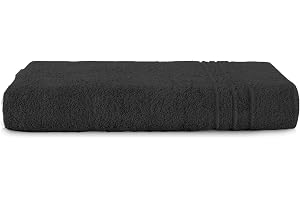 Komfortec badhandduk 100 x 200 cm tillverkad av 100% bomull, bastuhandduk XXL, mjuk, stor, frotté, snabbtorkande