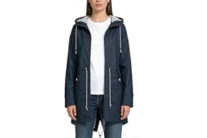 HIFI7 Veste Imperméable Femme Léger Veste de Pluie Longue pour Femme Manteau à Capuche Camping Randonnée Trench Parka