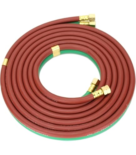 Tubo Flessibile Doppio Ossiacetilene Uniweld H32A – 12.5 Piedi X 3/16 Pollici
