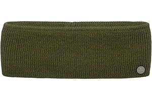 LIERYS Fascia copriorecchie Mono Donna/Uomo (larghezza: 8 cm) - In maglia a tre stati rivestita con cotone - Copriorecchie - paraorecchie autunno/inverno