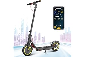 FOCIEL [2023 Nueva Versión] Patinete Electrico Adultos con 350W Motor, 36V 10.4Ah de la Batería Patinete Electrico Plegable, Autonomía hasta 35KM, Velocidad Máx 25KM/H, Neumáticos de 8.5"/10"