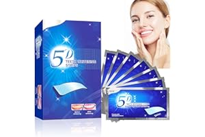 ANGIVLGA Teeth Whitening Strips 5D，Tooth Whitening Kits for Sensitive Teeth Gentle for Enamel and Gums, Teeth Whitener Removes White Strips Coffee Tea Smoking & Wine Stains (7 Sets, 14 PCS) (14 PCS)