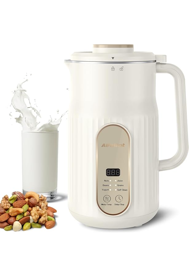 Mousseur à Lait électrique, Mousseur à Lait Automatique 4 En 1, Mousseur à Lait Pour Mousse De Lait Chaud Et Froid, Café, Latte, Cappuccino, Récipient à Lait à Arrêt Automatique, Revêtement