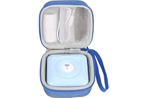 BTOPCASE Custodia protettiva protettiva in EVA rigida per Aibecy GOOJPRT/MUNBYN PeriPage Mini Pocket Wireless BT stampante termica Immagini Etichetta Foto Memo Ricevute Stampante Carta