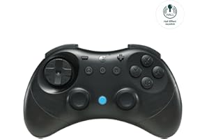 GuliKit Elves 2 Wireless Controller für Switch, Switch 2, Windows-PC, Android, iOS, Hall-Effekt-Joysticks, 1000Hz Kabelgebunden, 730Hz Bluetooth, Switch1/2 Wake-Up, Dual-Vibration, Gyro, Turbo-Schwarz