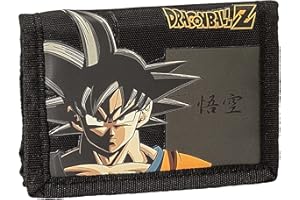 Franco Cosimo Panini Comix Anime, Dragonball - Portefeuille et Porte-Monnaie à 3 Portes - Dragonball, Portefeuille Unisexe pour Enfants et garçons, Anneau latéral Porte-clés et Porte-pièces avec