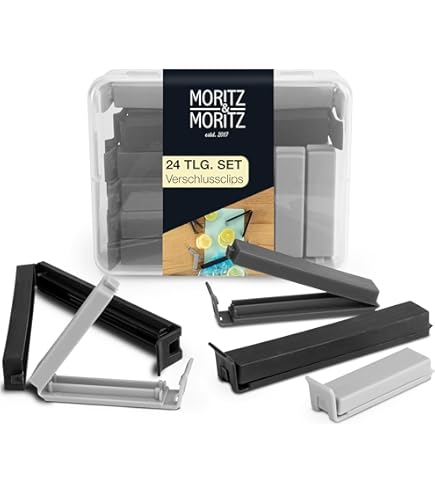 Zakclips voor voedselopslag, zaksluiting clips grip sealer broodclips - gemakkelijk te knijpen Lock Release, broodzakclip voor chips en broodzakken, ontbijtzakken