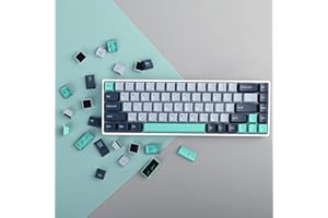 SOLIDEE Nasadki klawiszy PBT Hammerhead,171 nasadek klawiszy,nasadki klawiszy Double Shot,niestandardowe nasadki klawiszy Cherry Profile Gateron MX Klawiatura mechaniczna (Hammerhead)