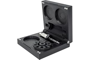 Kube3d Slim Magazine Case Compatible with: Weihrauch HW110, HW44 Magazines and Quick Fill Probe – Hard Plastic Protective Cover, Flip Lid Magnetic Box