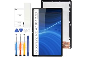 ARBILATO Écran LCD pour Samsung Galaxy Tab A7 T500 T505 LCD, Display SM-T500 SM-T505 Écran Tactile Numériseur Assemblée avec Réparation Kit (Noir)