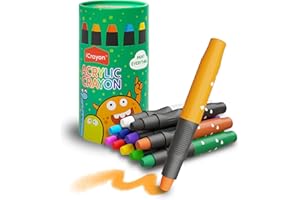 ICRAYON 12 Colors Washable Twist Crayons for Toddlers, Hands Clean Silky Travel Crayons for Kids Ages 4-8 Indoor and Outdoor, Non-Toxic, Quick Drying, No Mess Coloring Gifts for Boys and Girls