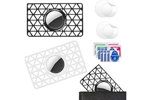 EANLOLY [2 Stücke] AirTag Schutzhülle,Airtag Kreditkarte,Kreditkartengröße Schutzhülle,für Airtag Locator GPS Locator Kann in die Brieftasche gesteckt Werden,sicherer