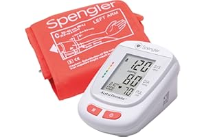 SPENGLER Autotensio, Tensiomètre Electronique Bras pour Automesure, Facilité d’Utilisation, Précis et Fiable (Rouge Corail)