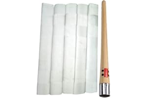 Kalindri Sports Set of Wooden Grip Applicator Gripper Cone and 5 Cricket bat Grips