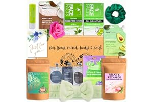 PAMPER ISLAND DELUXE SPA DAY Coffret Cadeau Femme, Coffret de Bain et de Soins, Cadeau Spa Femme, Cadeau pour Elle, Fête des Mères, Noël, Anniversaire - Vert
