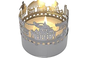 13GRAMM Roma Skyline - Portacandele con affascinanti ombre della città eterna - fantastico souvenir per ogni fan di Roma