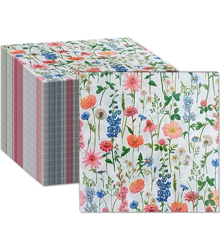 Ambiente Europe Servietten Horana Lila – 3-lagig, 33x33 Cm, Umweltfreundlich & Kunstvoll