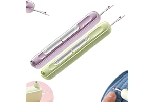 QUYIFA Enhebrador de agujas 2 en 1, descosedor de agujas y enhebrador de agujas 2 en 1, 2025 nuevos descosedores elásticos para coser a mano, tejer, manualidades y suministros de acolchado. (A)