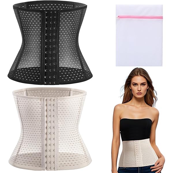 PRBUEHI Waist Trainer Damen - Verstellbarer Bauchweggürtel Für Fitness