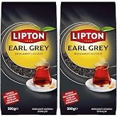 Lipton Earl Grey D&ouml;kme Bergamot Aromalı Siyah &Ccedil;ay &Ouml;zel Seri 500 G (2 paketi)