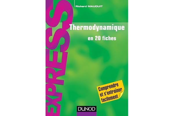 Thermodynamique en 20 fiches: en 20 fiches