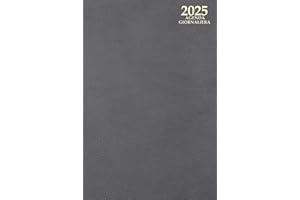 Agenda 2025 giornaliera: 1 pagina per giorno dimensione (15,24 x 22,86) ,12 mesi da gennaio a dicembre .