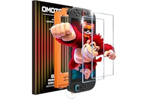 OMOTON für Nintendo Switch 2 für Panzerglas (Modell 2025), Full Screen Auto-Installation, Präzise Ausrichtung, Bläschenfrei, 9H Härte Schutzfolie, 2 Stück