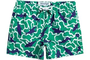 MaaMgic Costume da Bagno Pantaloncini da Bagno Estivi per Ragazzini Bambini Foderate in Rete Asciugatura Rapida Multi Colori