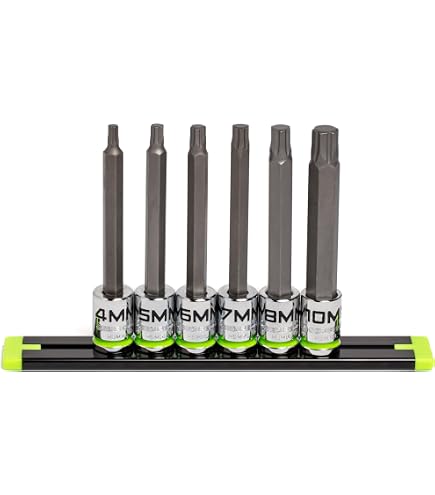 thumbnail image 2 of 6-PC RPT 3/8'' Drive Long Metric Ball Hex Driver Set 2 of 11