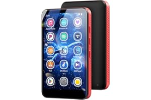MECHEN Reproductor MP3 de 96 GB, Bluetooth Spotify, 4 Pulgadas, Android 10, Reproductor MP4 para niños, WiFi, Modo Padre, Radio FM, Compatible con Amazon Music, Deezer (X55-C)