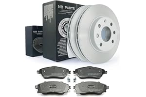‎NB PARTS NB PARTS Bremsscheiben belüftet 240mm Bremsbeläge vorne passend für Opel Corsa C X01 Kasten