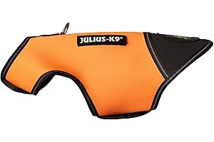JULIUS K-9 Julius-K9, Manteau IDC en néoprène pour chiens, Taille: Baby 2, Orange Fluo
