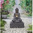 Easy Fountain Serenity Buddha Water Feature, Resin, Various, One Size