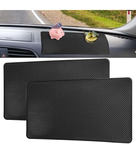 RHD Bleu - Couverture De Tableau De Bord De Voiture 2 Couches, Tapis De