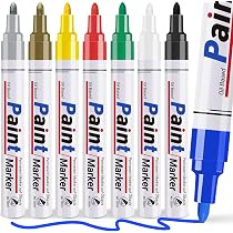 Set Pennarelli Acrilici Ohuhu 60 Colori - Doppia Punta (rotonda/fine), Resistenti All'acqua, Per Pietre, Legno, Vetro