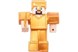 Heroes of Goo Jit Zu - Minecraft S4 Gold Armor Steve 43201 – Actionfigure for children 4+ years