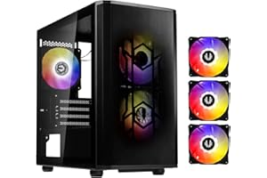 Bitfenix Nova Mesh SE M-ATX ARGB Mini Tower obudowa PC, czarna