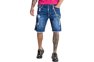 Gianni Kavanagh Medium Blue Gianni Denim Shorts Hombre