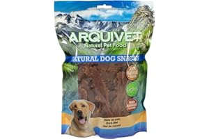 ARQUIVET Filet de canard 1 kg - Collations pour chiens naturels - 100% naturel - Récompenses pour chiens