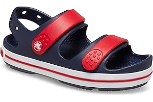 Crocs Unisex Kinder Crocband Cruiser Sandal K Sandalen, Navy/Varsity Red, 29/30 EU