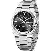 Daniel Hechter Paris Avenue Hoche Collection Modern Analog Watch for Men with Round Dial and Stainless Steel Band-DHM1004