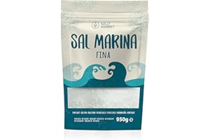 WALLY GOURMET Sel de Mer 100% Naturel Non Raffiné – Minéral, Écologique, Haute Pureté, Parfait Pour La Cuisine – Qualité Supérieure. Sel Naturel Non Raffiné Origine : Espagne.