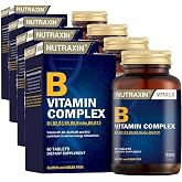 Nutraxin B Vitamin Complex &ndash; 10 Farklı B Vitamini İ&ccedil;erikli Takviye &ndash; 60 Tablet (4 paketi)