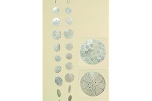 BOLTZE Guirnalda de capiz, blanco/plateado