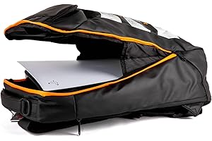 Konix Naruto Shippuden Zaino per il trasporto e la protezione del PC gaming portatile da 17" - Volume 27 l - Design Naruto, Kakashi e Sasuke