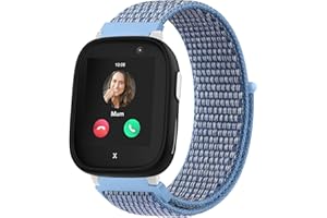 Oumida Cinturino in nylon per bambini compatibile con cinturino Xplora X6, cinturino per smartwatch, cinturino regolabile con chiusura in velcro, morbido cinturino di ricambio per ragazze e ragazzi