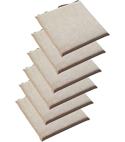 Stoelkussen 40 x 40 x 5 cm beige kopen? Tuinkussens