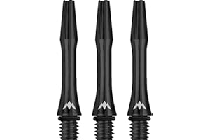 MISSION DARTS Mission Alicross Stems | Personalised Aluminium Shafts | Black, Silver, Blue & Red | Available in Short, Tweenie and Menium