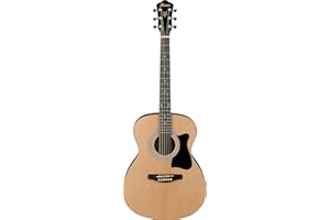 Ibanez Jam Pack VC50NJP-NT Acoustic Guitar Starter Package - with Chromatic Tuner/Strap/Gig Bag/Plectra/Accessory Pouch - Grand Concert - Natural Hi-Gloss