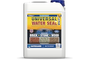 SAFEGUARD Raincheck Universal-Imprägnierung 5 L - Steinimprägnierung außen, transparenter wasserdichter Langzeitschutz für den Außenbereich – Hydrophobierung für Ziegel, Stein, Beton und Holz - Farblos